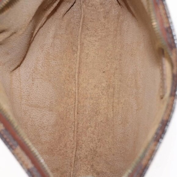 LOUIS VUITTON Damier Ebene Poche Toilette 26 Pouch N47543 LV Auth 148767 - Picture 10 of 15